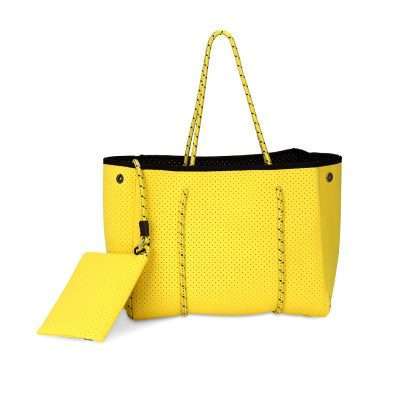 medium szie neoprene bag yellow